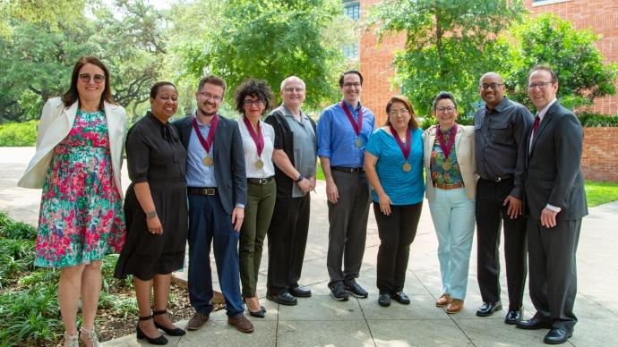 group photo of award winners