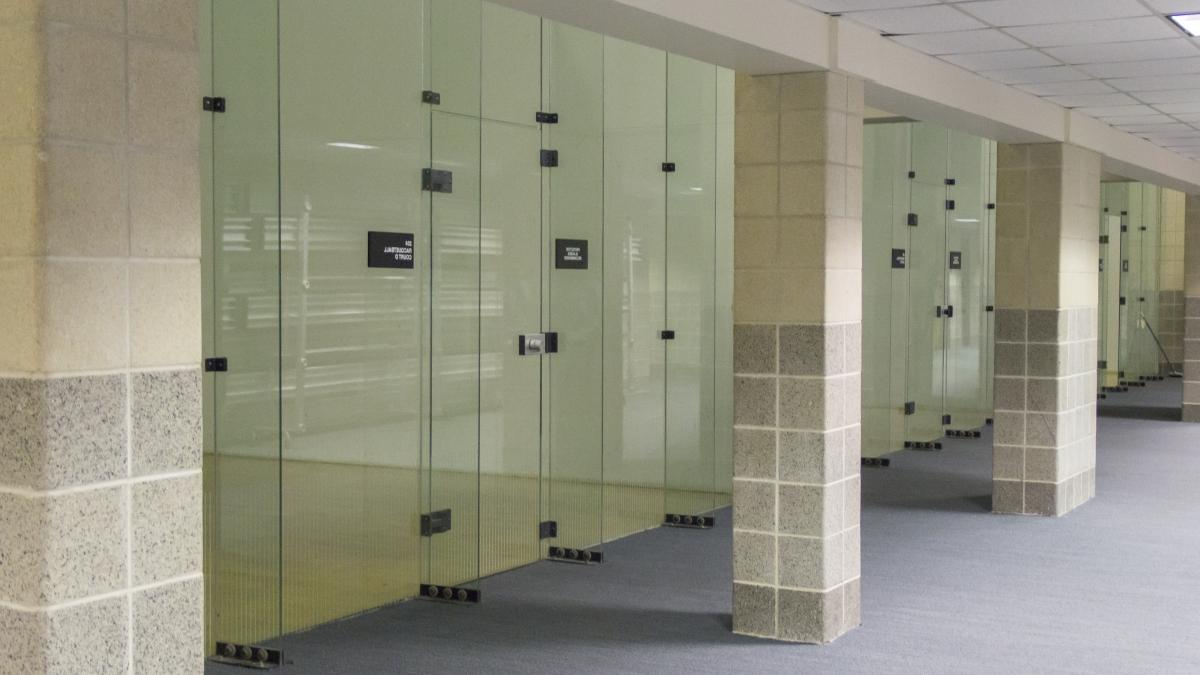 Racquetball courts in the bell center